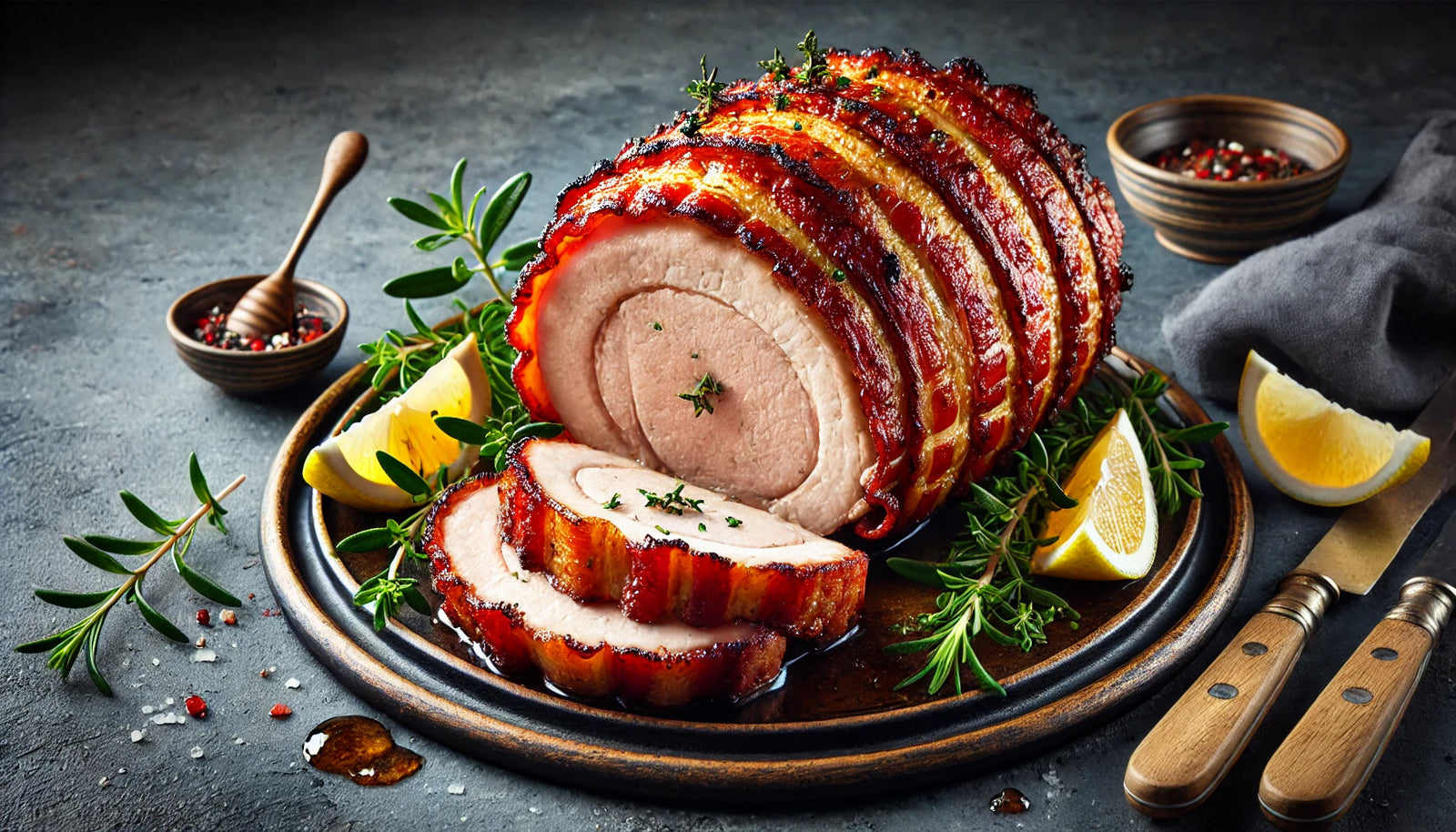 bacon-wrapped pork loin