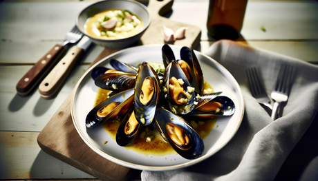 Belgian Grilled Mussels with Garlic Butter