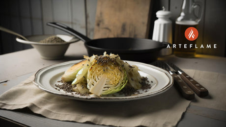 Norwegian Char-Grilled Cabbage with Caraway Seeds