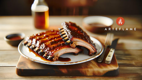Iowa Maple-Glazed Pork Ribs on the Arteflame Grill