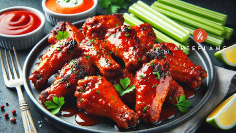 Grilled Buffalo Wings Recipe on Arteflame | Crispy & Juicy