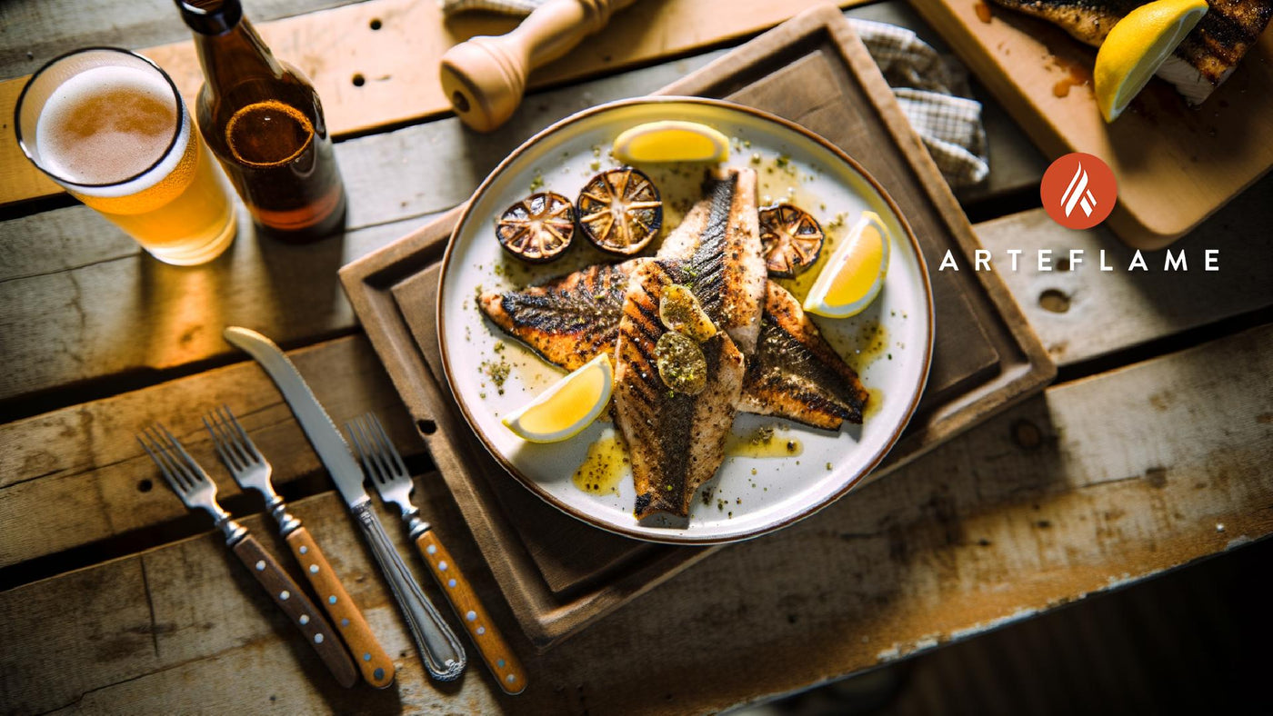 Grilled Idaho Sturgeon with Lemon-Pepper Seasoning