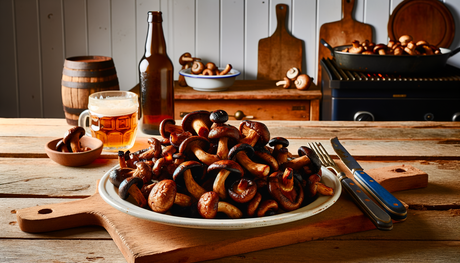 Norwegian Roasted Wild Mushrooms on the Arteflame