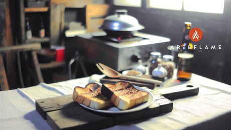 Grilled Korean Garlic Bread on the Arteflame Grill