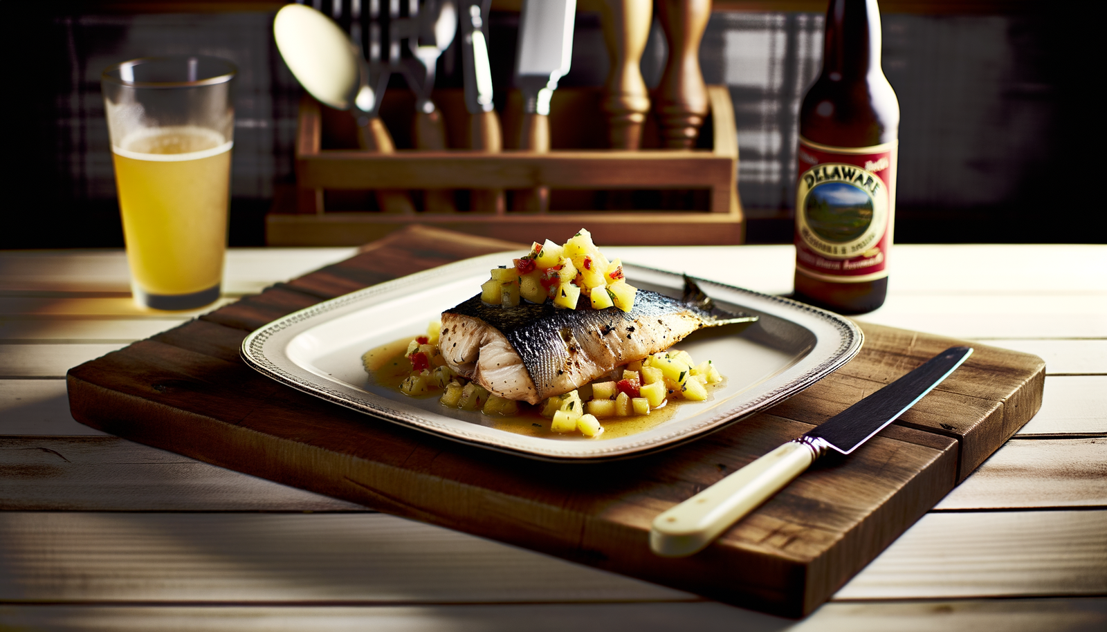 Delaware Grilled Mahi Mahi with Pineapple Salsa