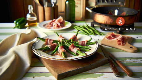 Italian Charred Green Beans with Prosciutto