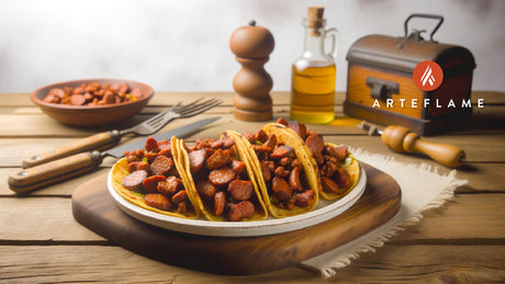 Grilled Mexican Chorizo Tacos on the Arteflame