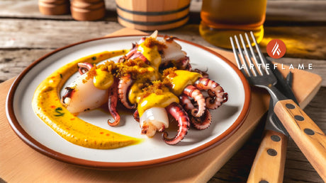 Spanish Grilled Cuttlefish with Saffron Aioli