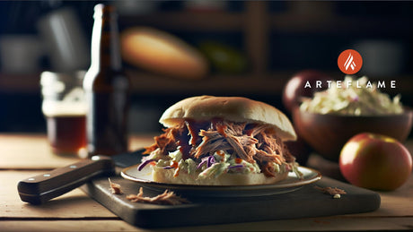 Mississippi BBQ Pulled Pork Sandwiches on Arteflame