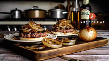 Georgia Vidalia Onion Burgers on the Arteflame Grill