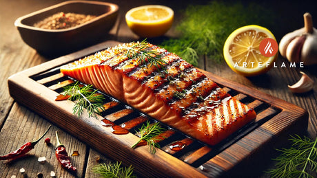 Grilled Cedar Plank Salmon on the Arteflame Grill