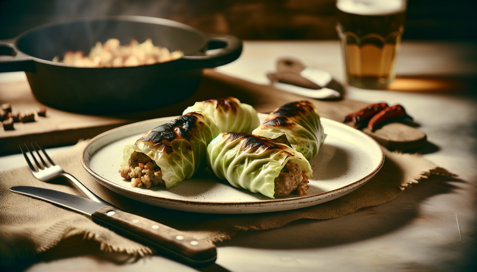 Flame-Cooked Finnish Cabbage Rolls