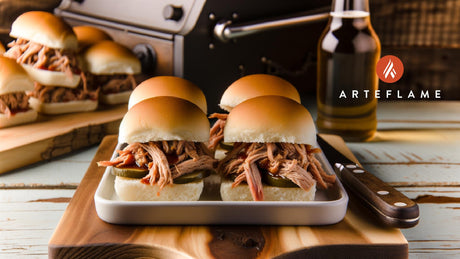 Georgia BBQ Pulled Pork Sliders on the Arteflame Grill