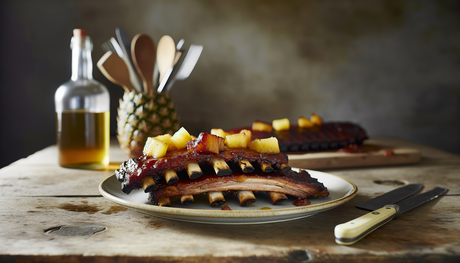 Colorado Pineapple-Honey Glazed Pork Ribs