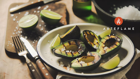 Grilled California Avocados with Lime & Sea Salt