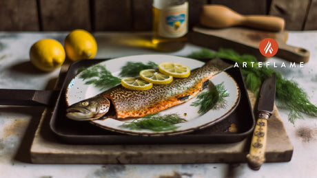 Grilled Idaho Steelhead Trout with Lemon and Dill