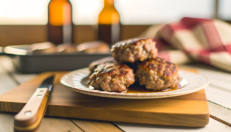 Iowa Homestyle Sausage Patties on the Arteflame Grill