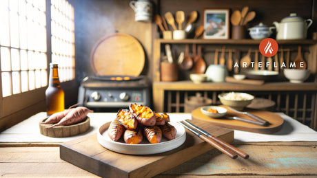 Korean Grilled Honey Butter Sweet Potatoes