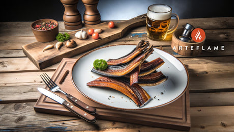 German Grilled Smoked Eel