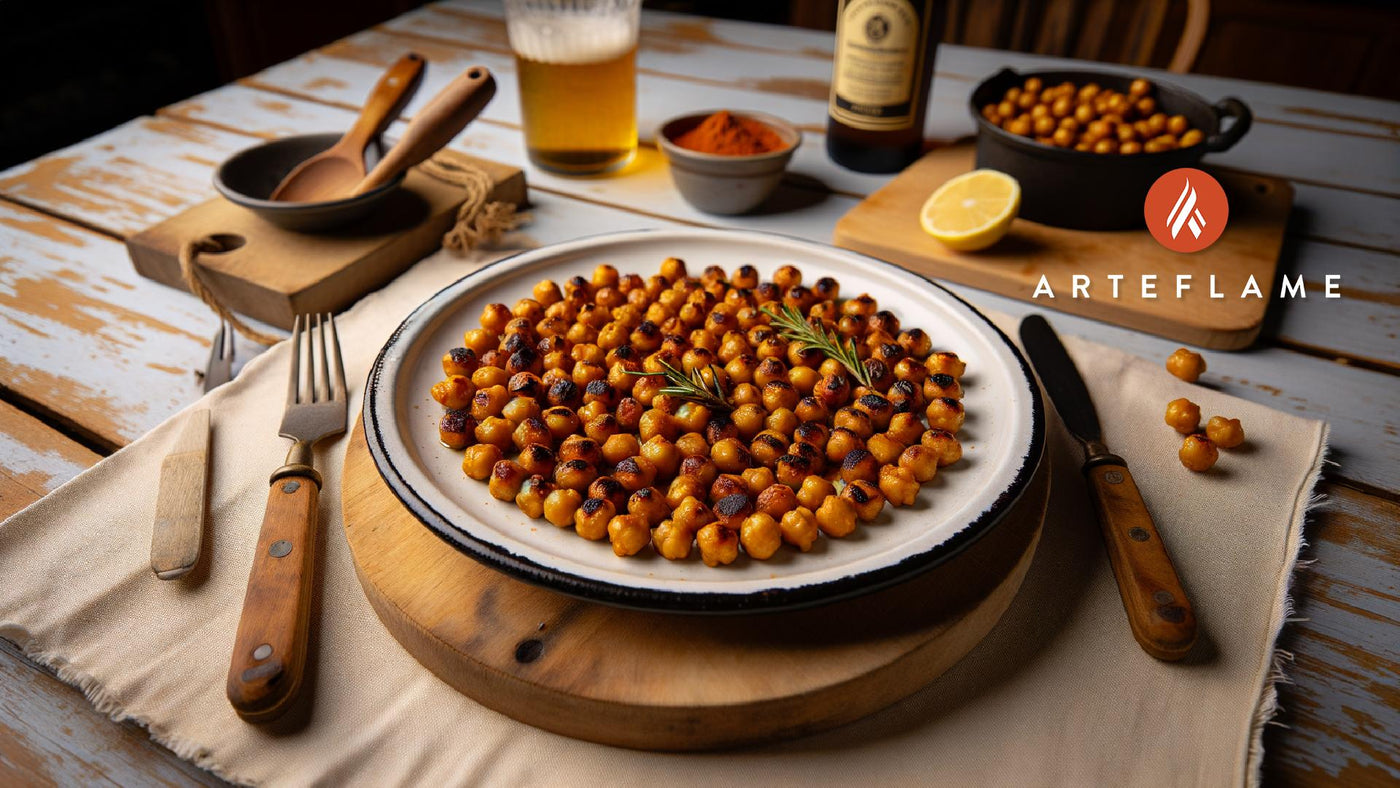 Spanish Grilled Chickpeas with Paprika and Rosemary