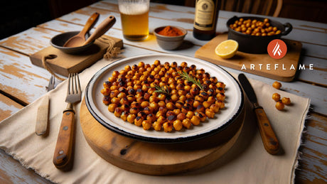Spanish Grilled Chickpeas with Paprika and Rosemary