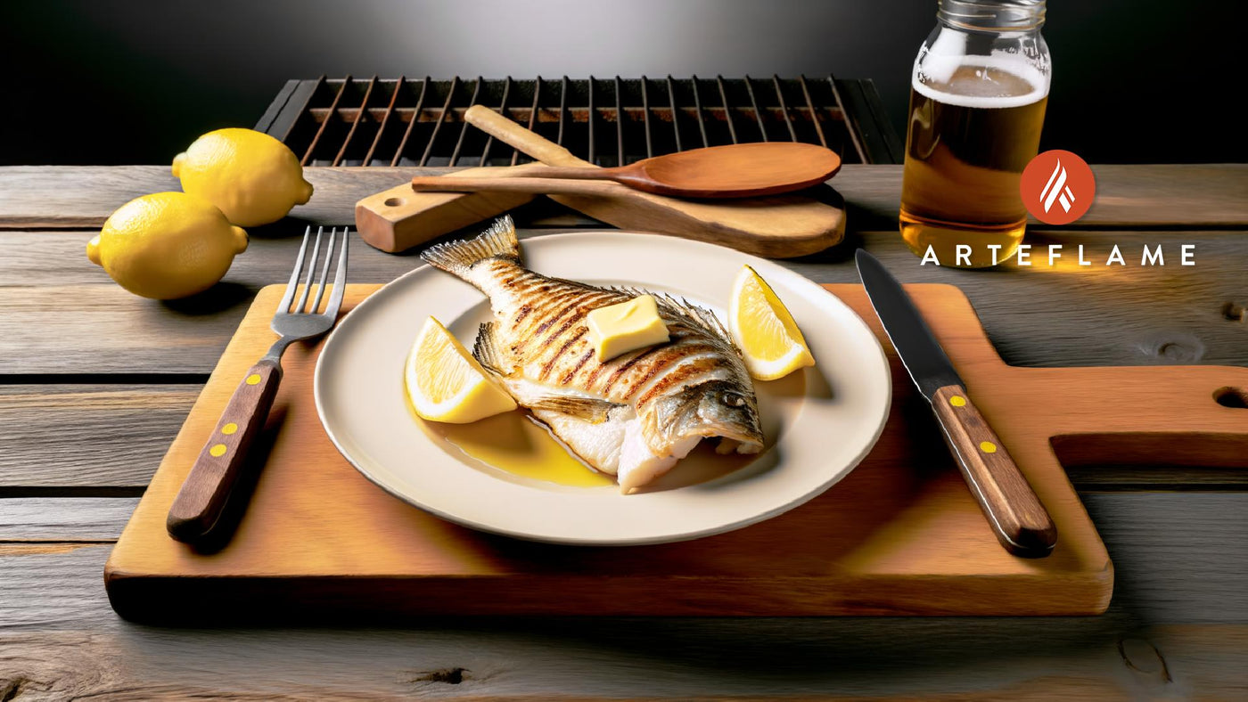 Ohio Grilled Perch with Lemon Butter