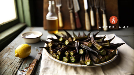 Mississippi Charred Okra with Lemon