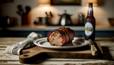 Indiana Grilled Bacon-Wrapped Meatloaf