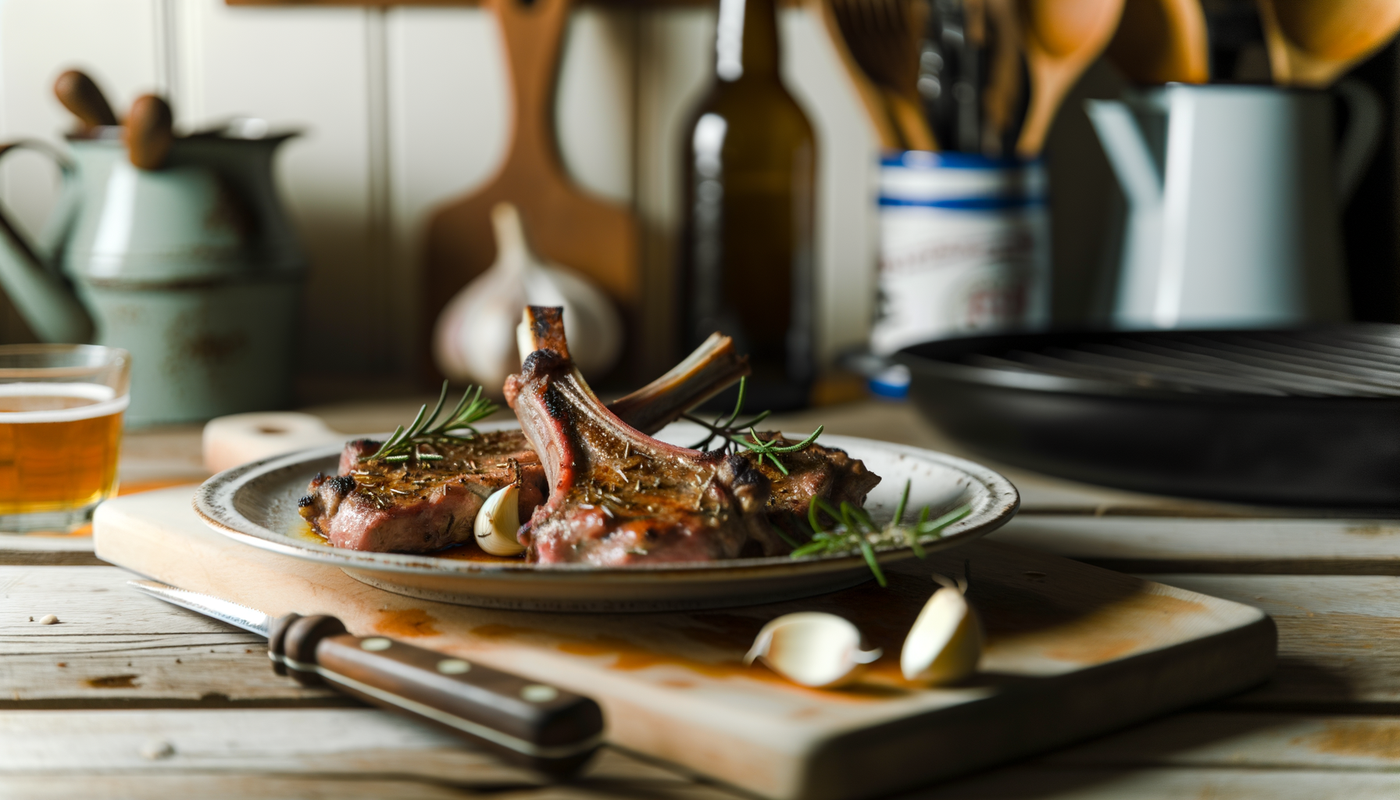 BBQ Danish Lamb Chops – Garlic & Rosemary Grilled Perfection