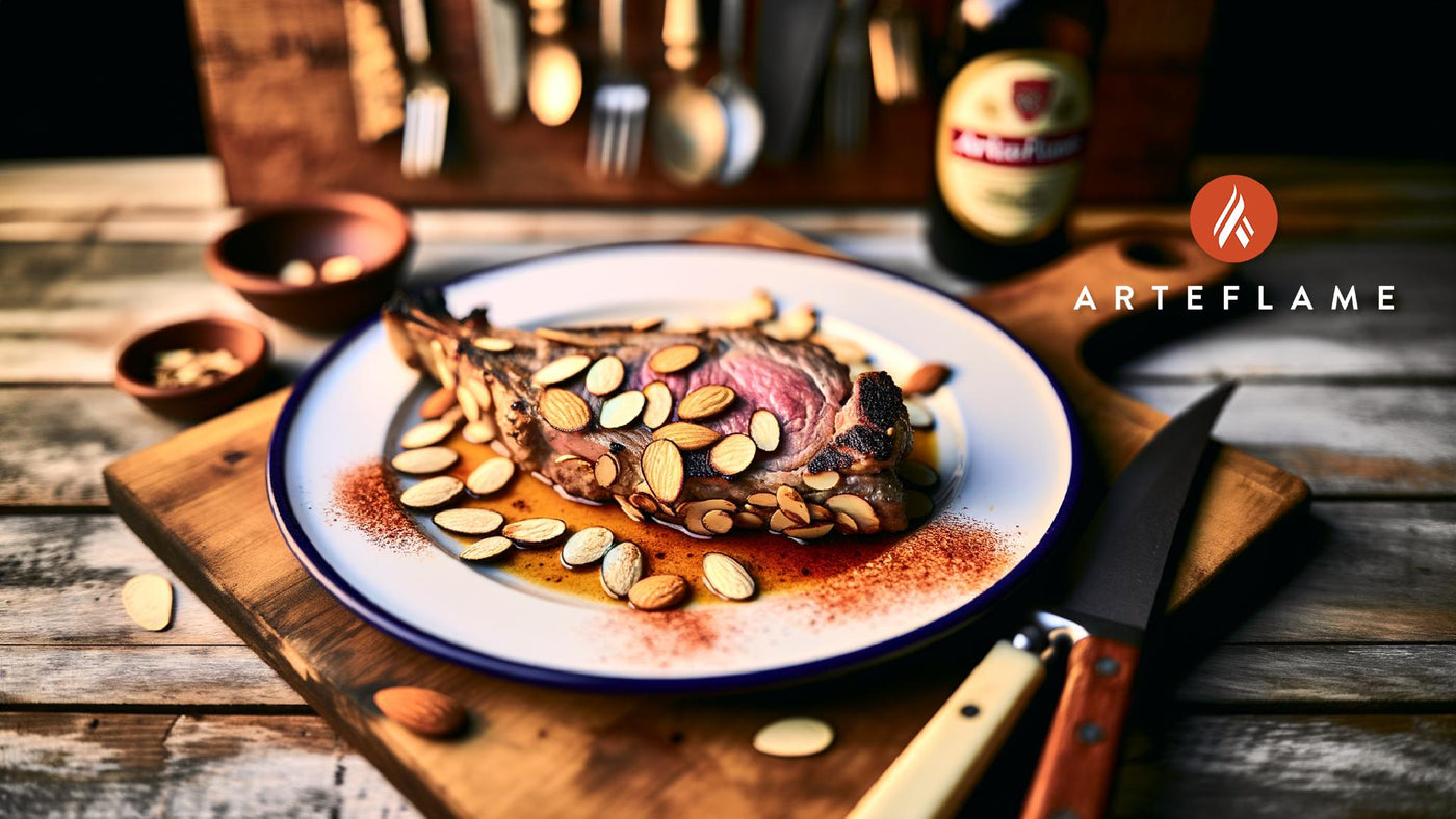 Spanish Grilled Almond-Crusted Lamb Loins