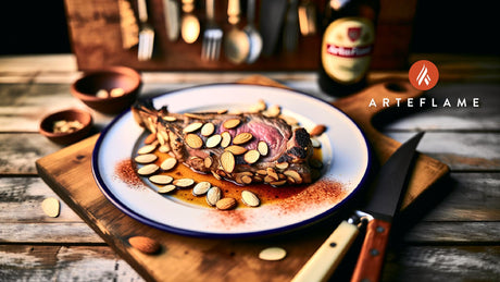 Spanish Grilled Almond-Crusted Lamb Loins