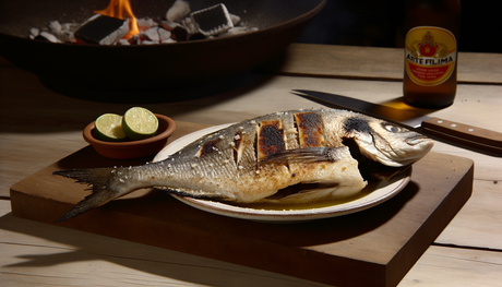 Portuguese Charcoal-Grilled Sea Bream