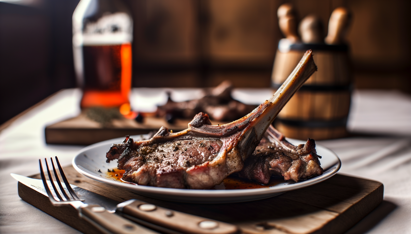 Grilled Albanian Mutton Chops on the Arteflame Grill