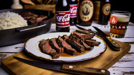 Georgia Coca-Cola Marinated Flank Steak on Arteflame