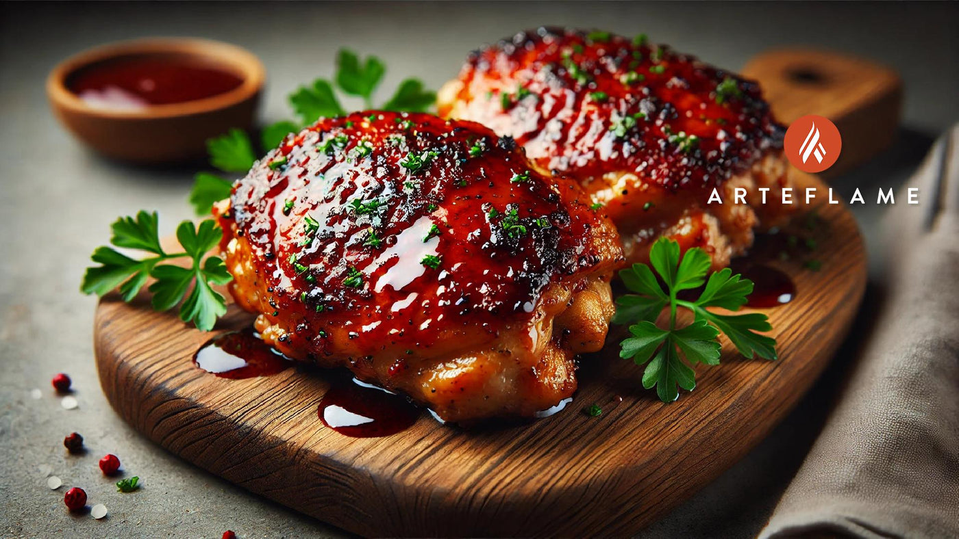 Perfectly Grilled BBQ Chicken Thighs on the Arteflame