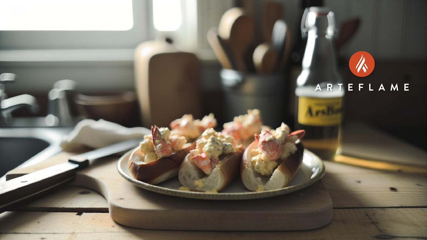 Massachusetts-Style Grilled Buttered Lobster Rolls