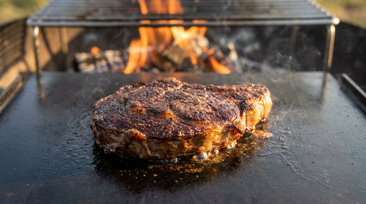 Cast Iron Flat Top: Wood-Fired Flavor Secrets | Arteflame