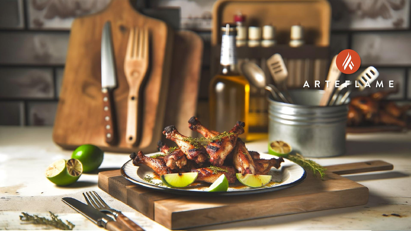 Arizona Tequila-Lime Grilled Chicken Wings