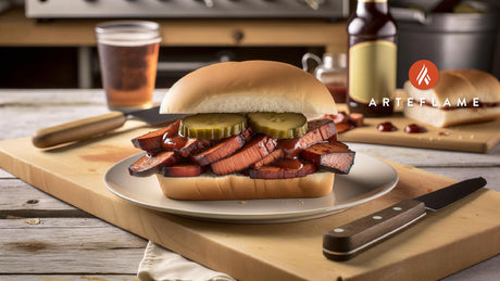 Ohio BBQ Bologna Sandwich on the Arteflame Grill
