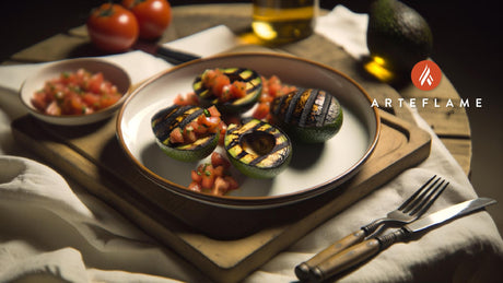 Wood-Grilled Florida Avocados with Tomato Salsa