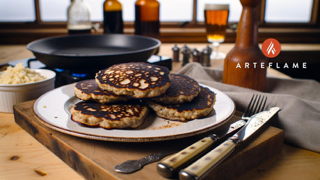 Scottish Grilled Oatmeal Brose Pancakes