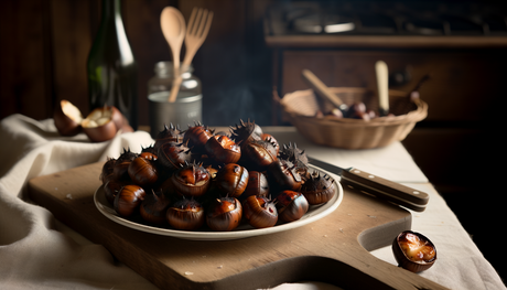 British Fire-Roasted Chestnuts on Arteflame Grill