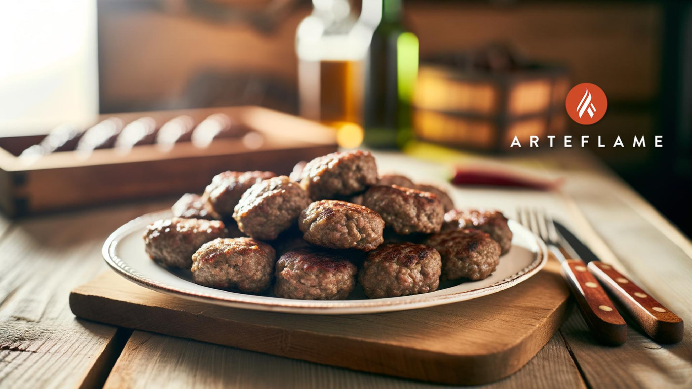 Authentic Albanian Lamb Kofta on Arteflame Grill