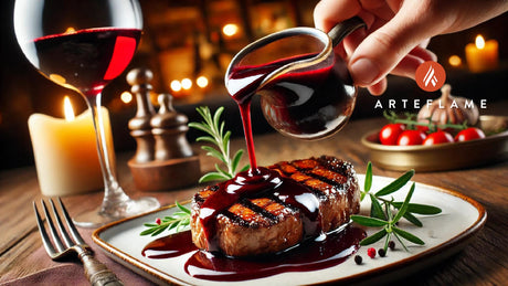 Arteflame-Grilled Red Wine Reduction Sauce