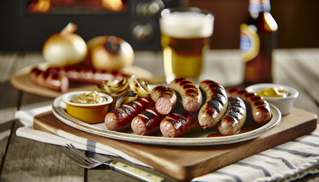 Grilled Beer Brats Illinois-Style on the Arteflame Grill