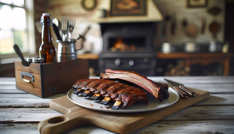 Mesquite-Smoked Iowa Spare Ribs on the Arteflame