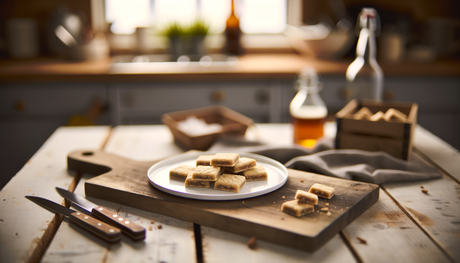 Smoky Salted Caramel Scottish Shortbread on the Grill