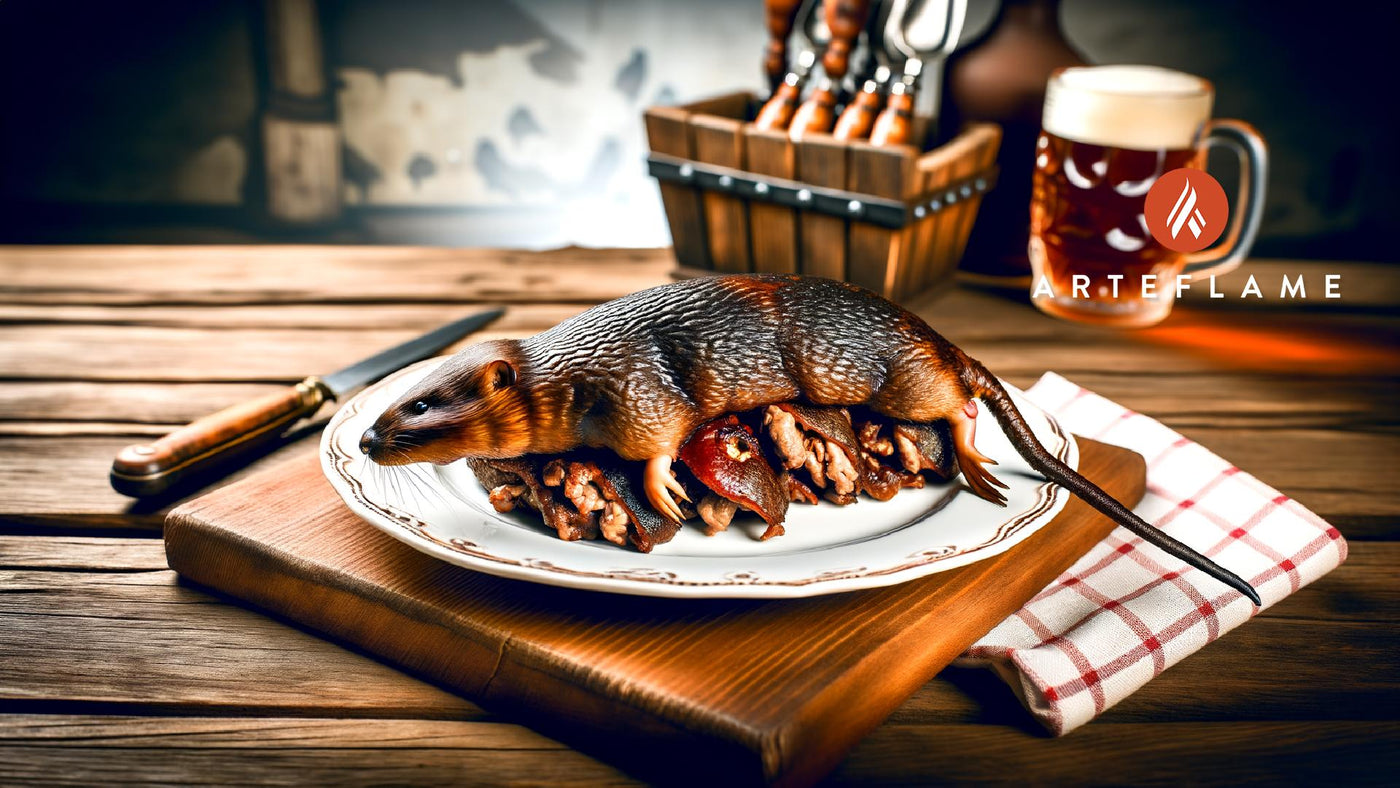 Grilled Delaware Muskrat on the Arteflame Grill