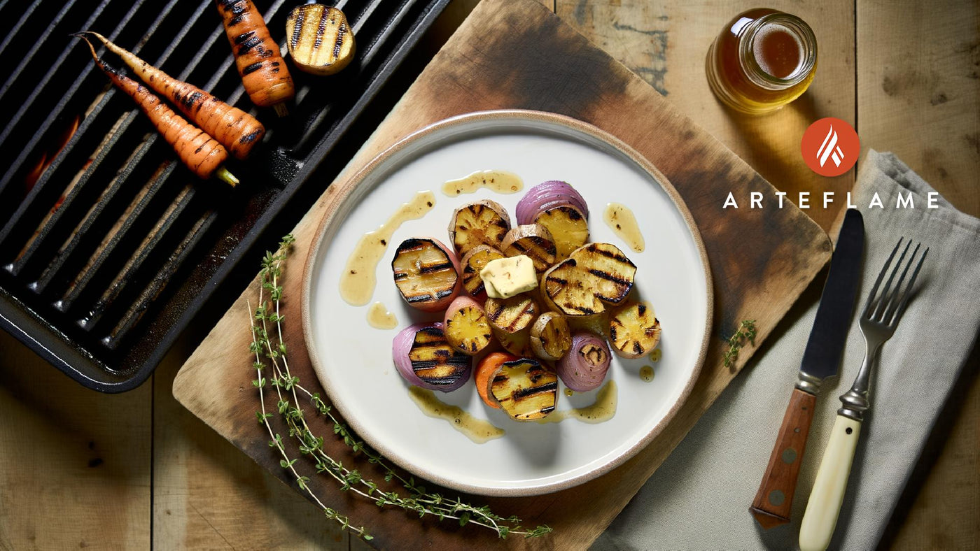 British Winter Root Vegetables with Thyme Butter