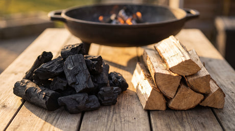 How to Use Charcoal vs Wood on a Fire Pit Grill